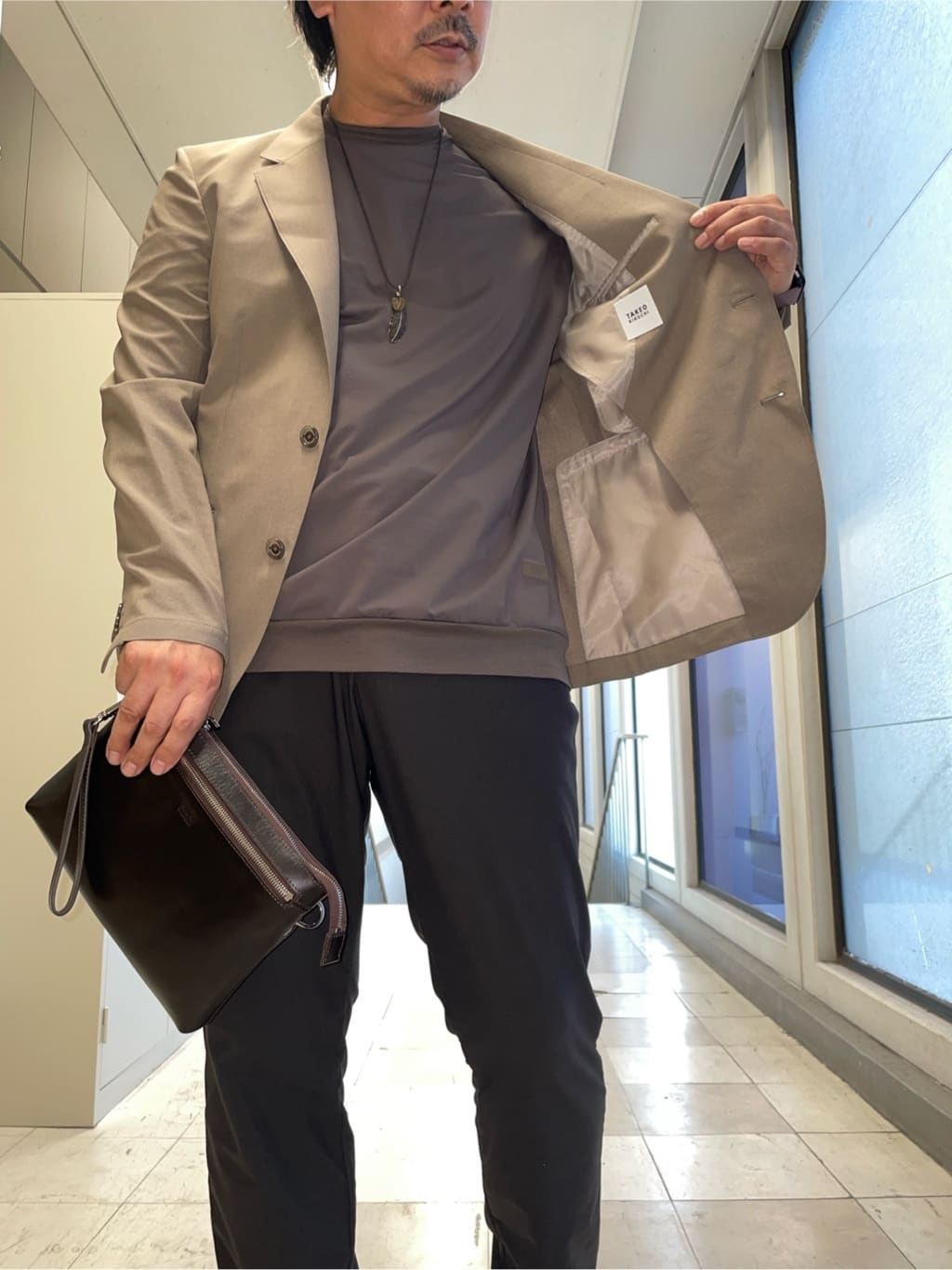 MAKOTO AIさんの「TAKEO KIKUCHI｜【COOL CITY WEAR】アーバンクール ジャケット /接触冷感・吸水速乾」を使ったコーディネート