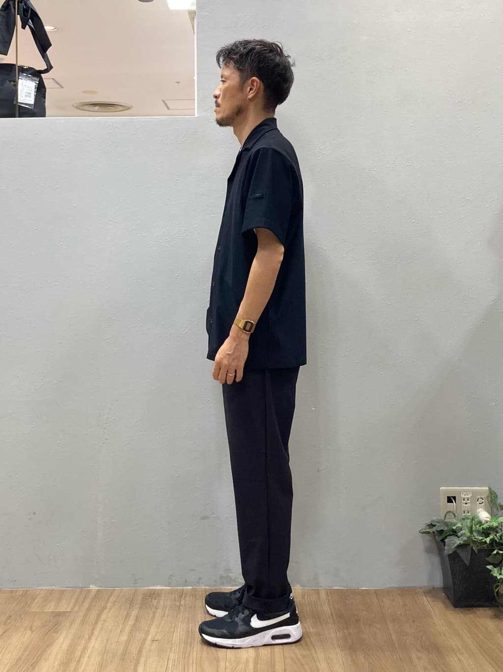 シュンさんの「TAKEO KIKUCHI｜【COOL CITY WEAR】エアートール オープンカラーシャツ /接触冷感・通気性」を使ったコーディネート