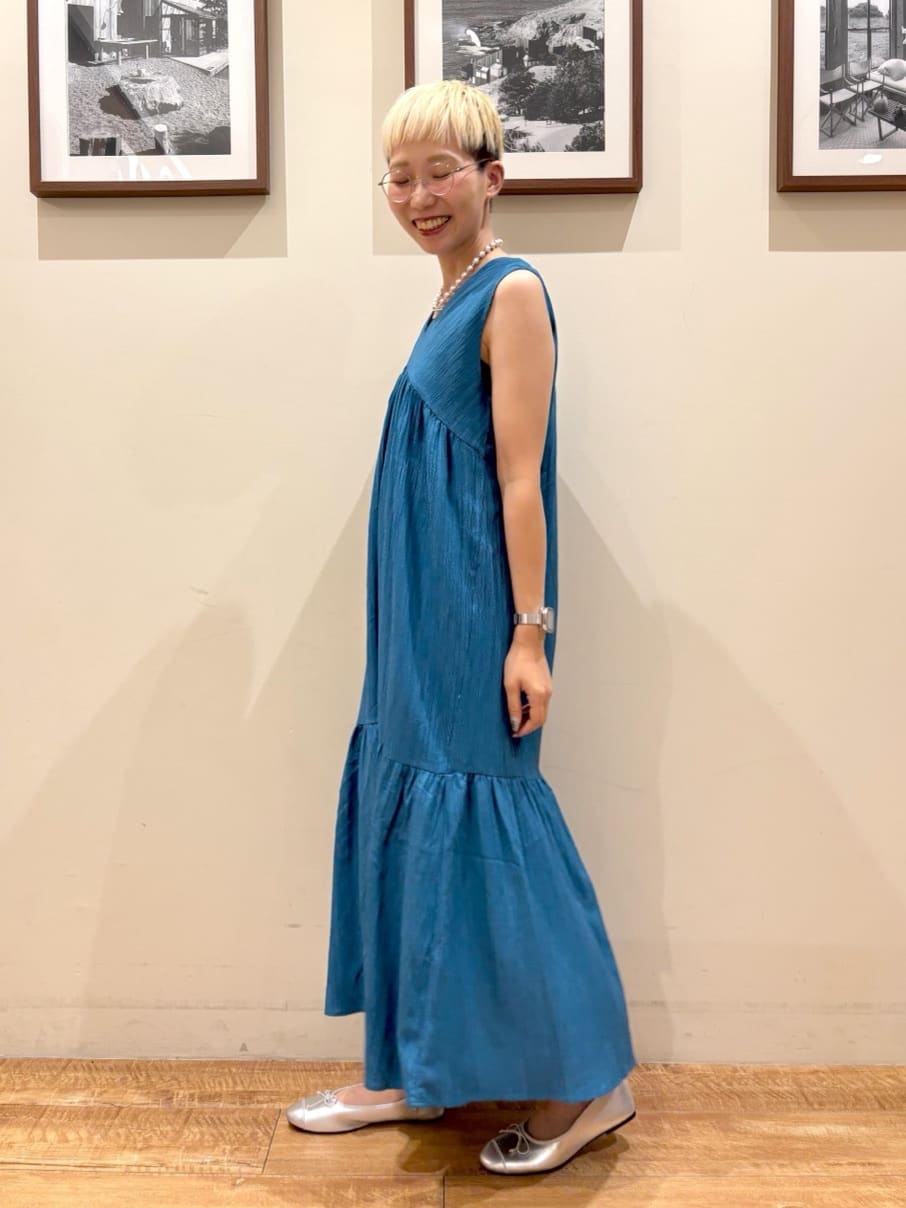 Ayumiさんの「SHOO･LA･RUE｜【セットアップ可/洗濯後しわになりにくい】5分袖テーラードジャケット」を使ったコーディネート