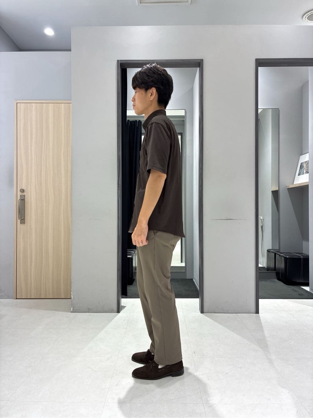 わいずみさんの「TAKEO KIKUCHI｜【360&deg;ストレッチ／セットアップ対応】None Of Stress ジャケット」を使ったコーディネート