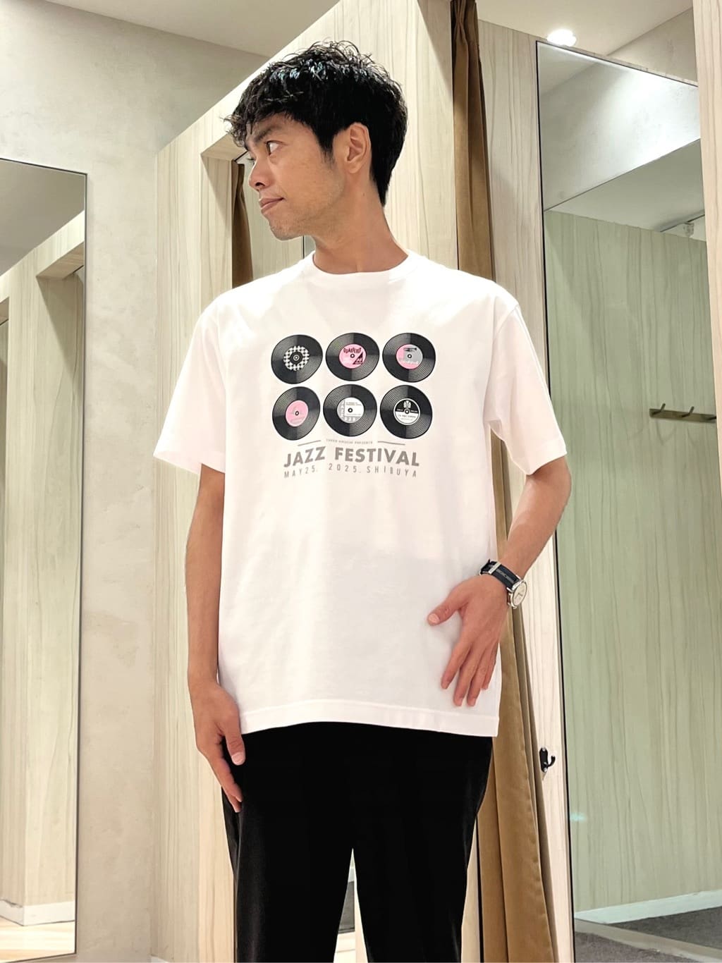 URAさんの「TAKEO KIKUCHI｜【COOL CITY WEAR】エアートール パンツ /接触冷感・通気性」を使ったコーディネート