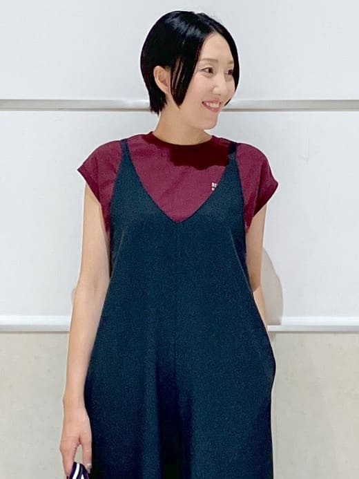 eriko さんの「Dessin｜【洗える】オーガニックコットンフレンチスリーブ」を使ったコーディネート