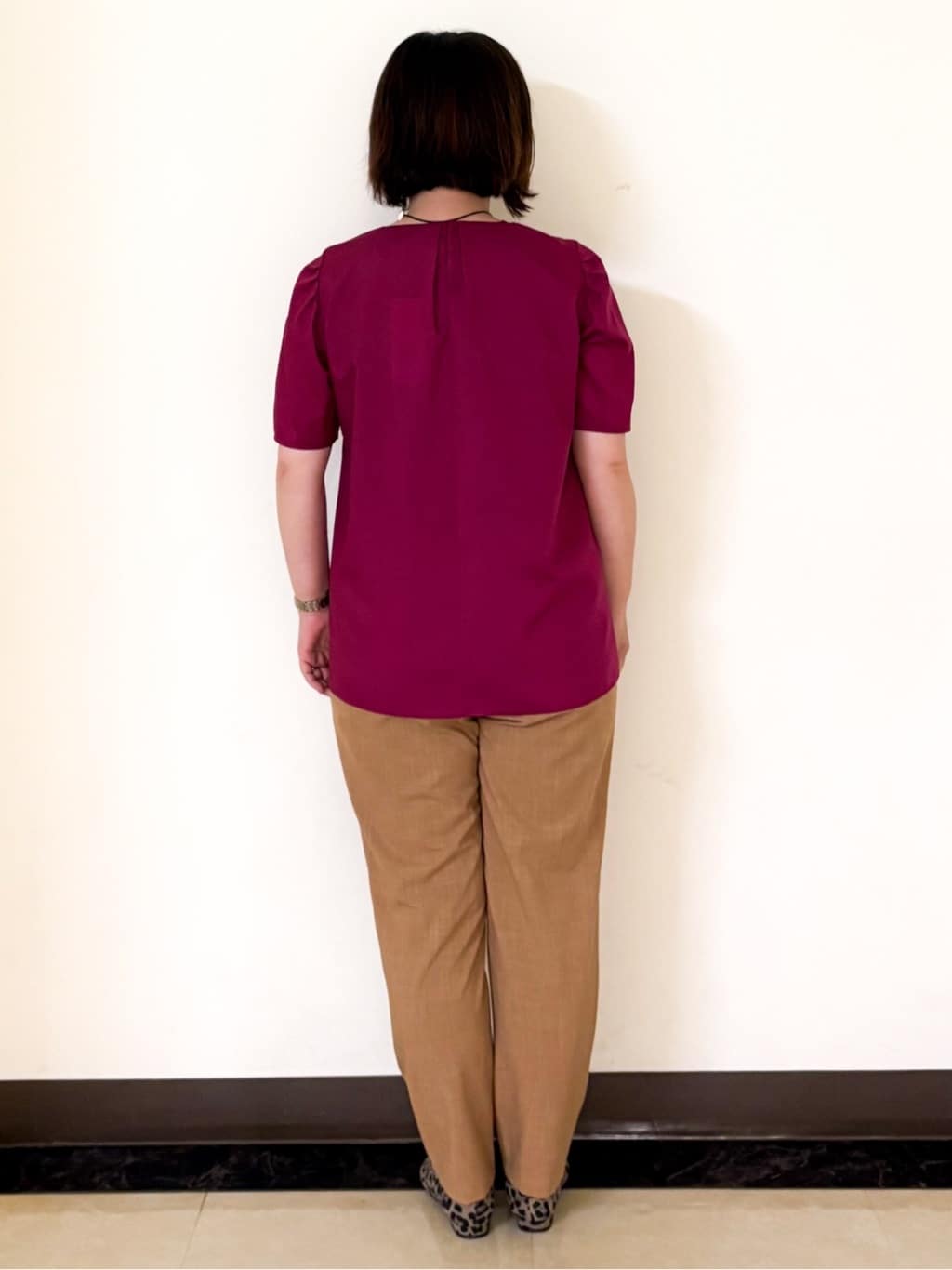 ミヨさんの「Reflect｜【すっきり見え！長め丈】ピンタックデザインチュニックブラウス」を使ったコーディネート