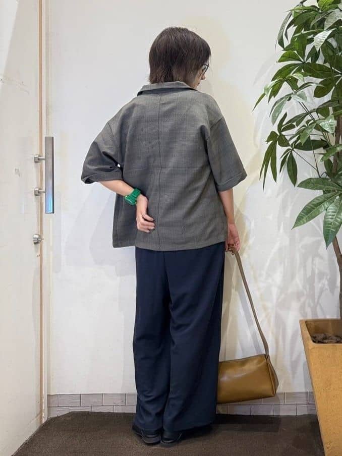 misakiさんの「SHOO･LA･RUE｜【セットアップ可/洗濯後しわになりにくい】5分袖テーラードジャケット」を使ったコーディネート