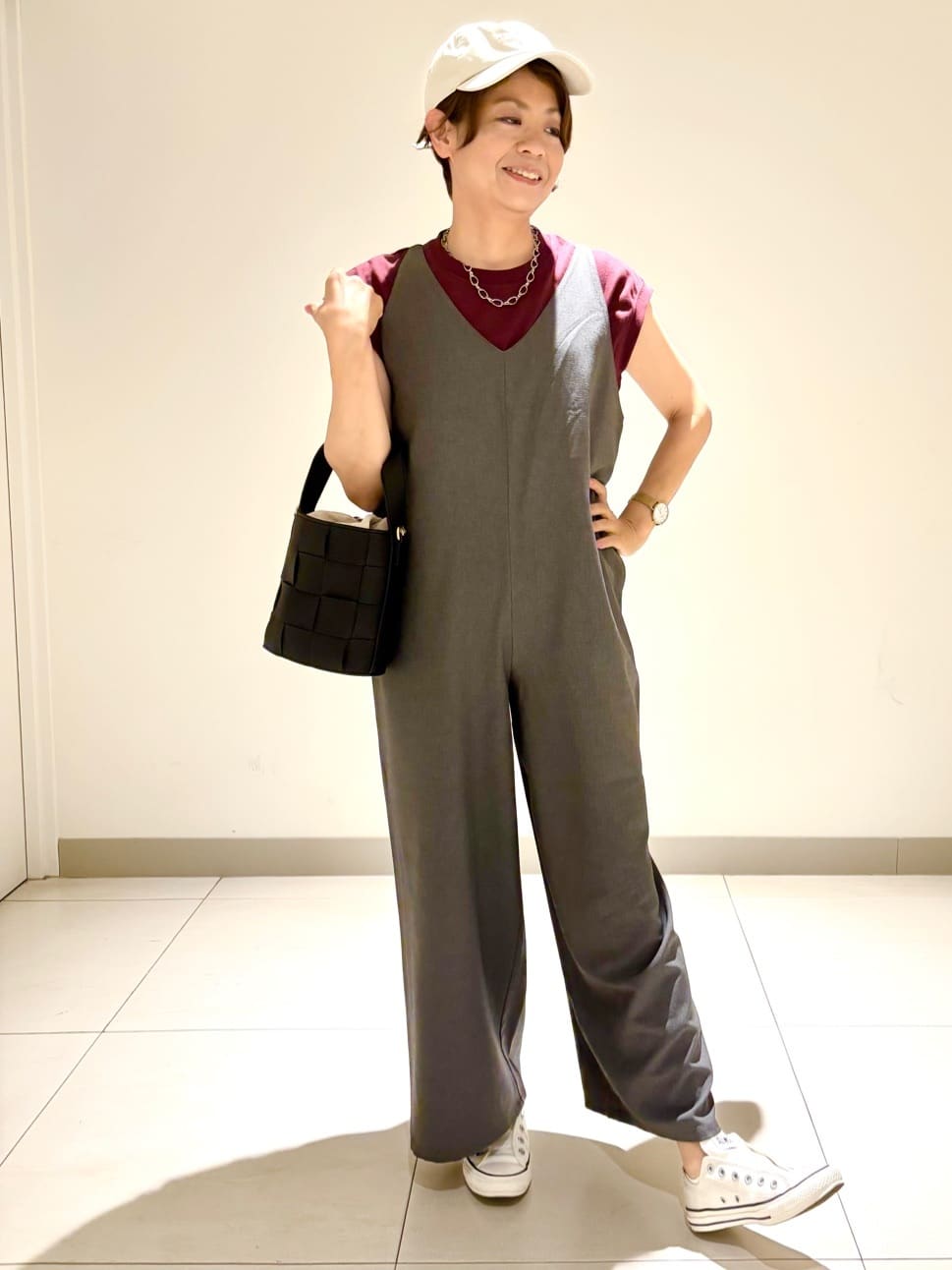 Haruさんの「Dessin｜【洗える】ストレッチオールインワン」を使ったコーディネート
