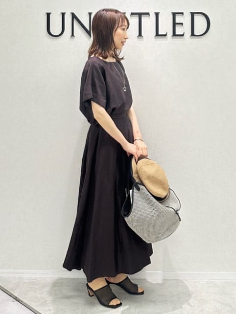 Miwaさんの「UNTITLED｜フープトップネックレス」を使ったコーディネート