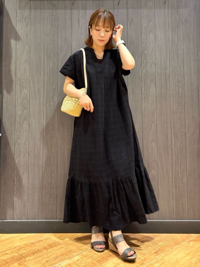 meiさんの「SHOO･LA･RUE｜【洗える/ひんやり／前後2WAY】テレコタンクトップ」を使ったコーディネート