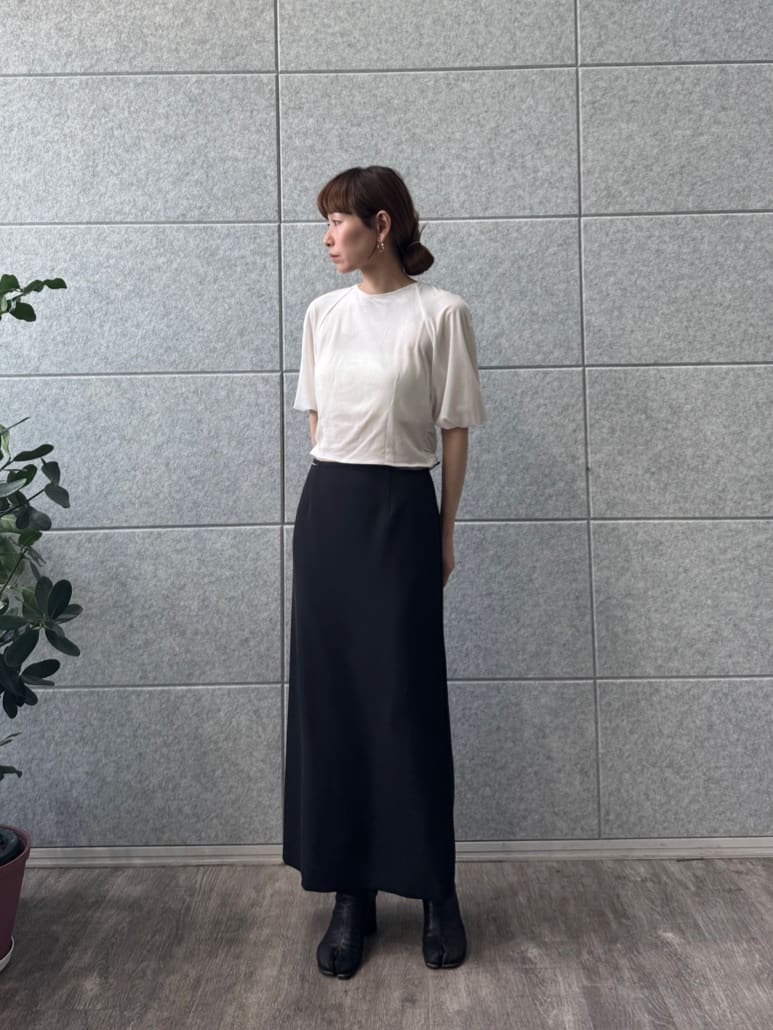 designer yukaさんの「CODE A｜velvet ribbon pullover」を使ったコーディネート