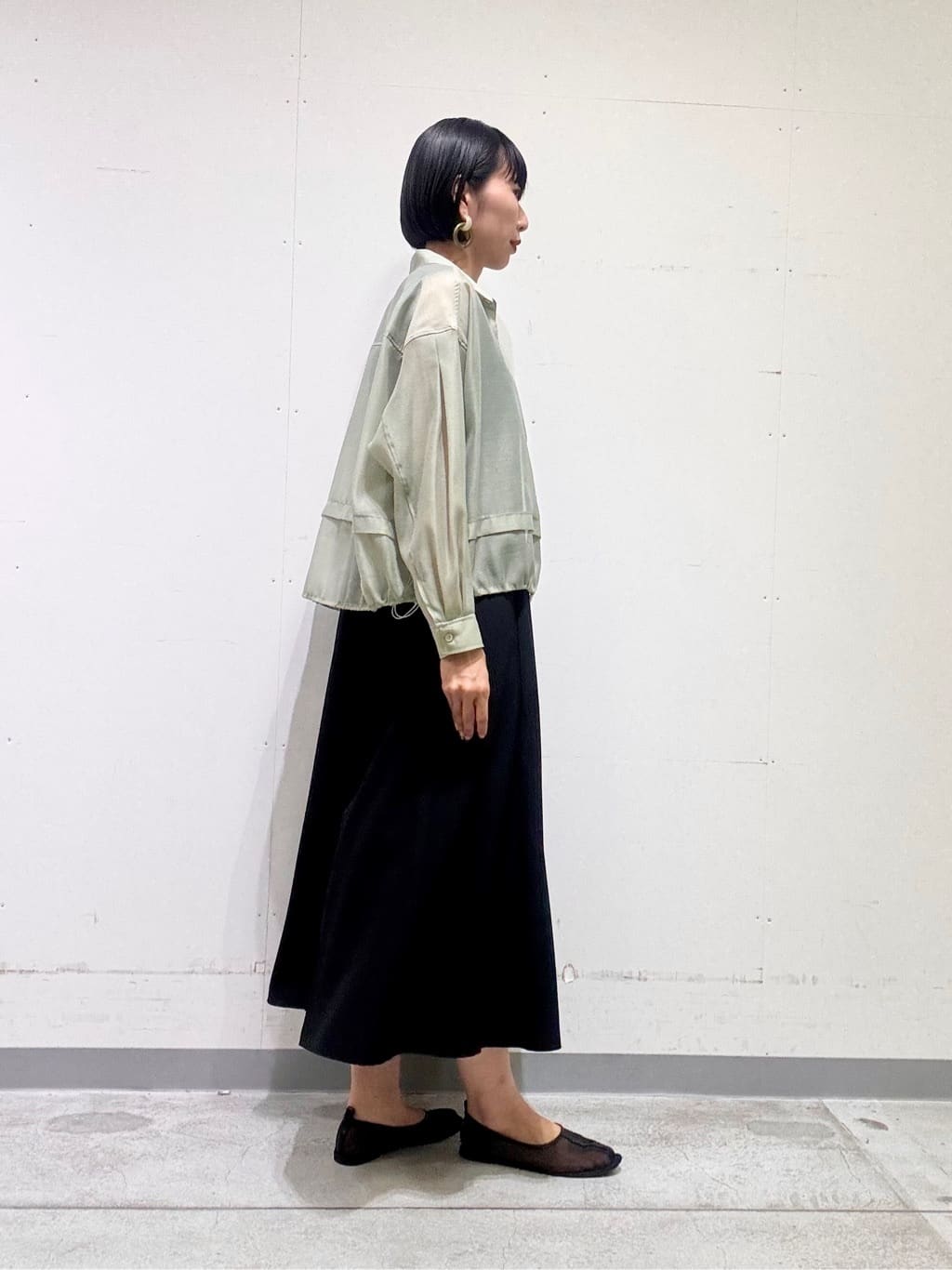 naoさんの「INDIVI｜【UVケア】エアリージョーゼット キャミワンピース」を使ったコーディネート