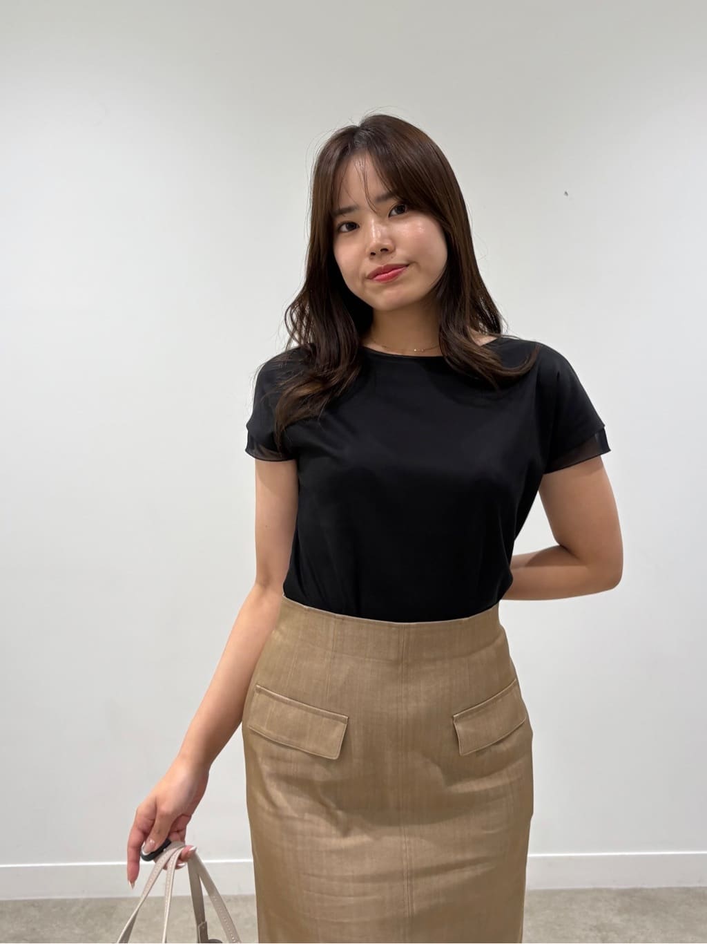 MISAKIさんの「COUP DE CHANCE｜【手洗い可／日本製】デニム風ナロータイトスカート」を使ったコーディネート