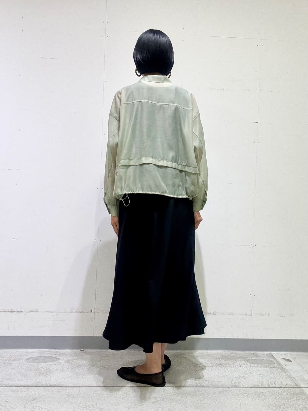 naoさんの「INDIVI｜【UVケア】エアリージョーゼット キャミワンピース」を使ったコーディネート