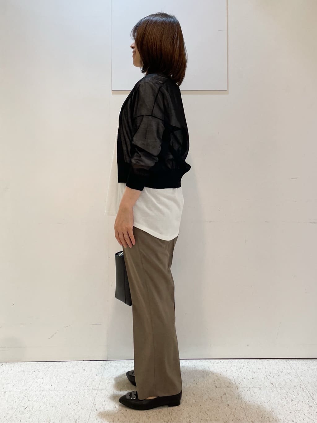 めいさんの「Reflect｜【マシンウォッシュ可】リネンライクフレアパンツ」を使ったコーディネート