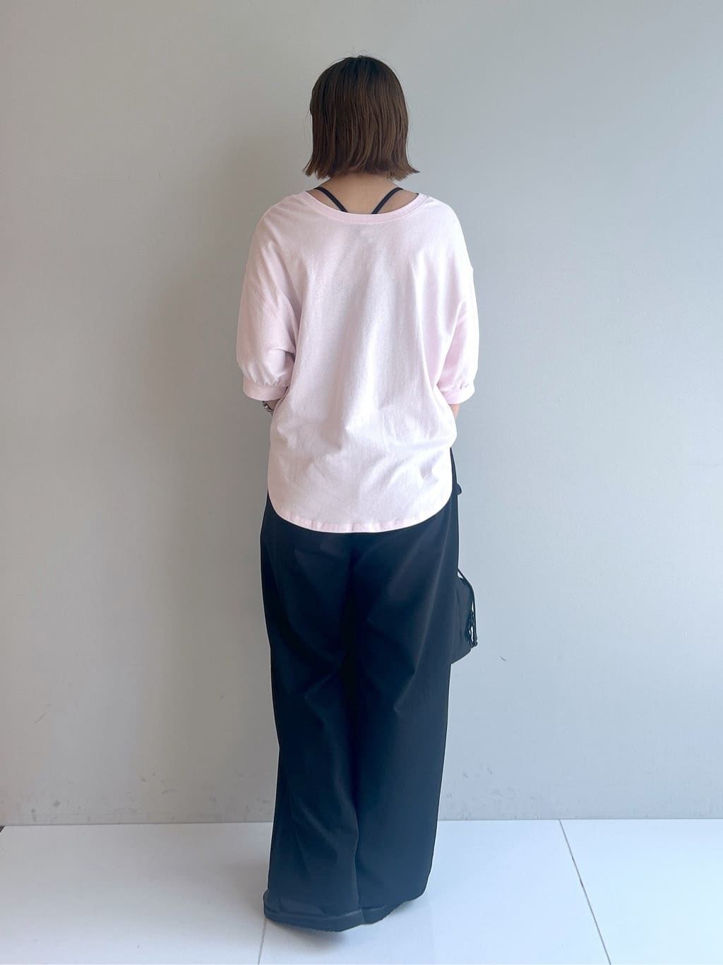 Hirokaさんの「Dessin｜【360度可愛い/前後2WAY/洗える】ライトコットンヘンリーカットソー」を使ったコーディネート