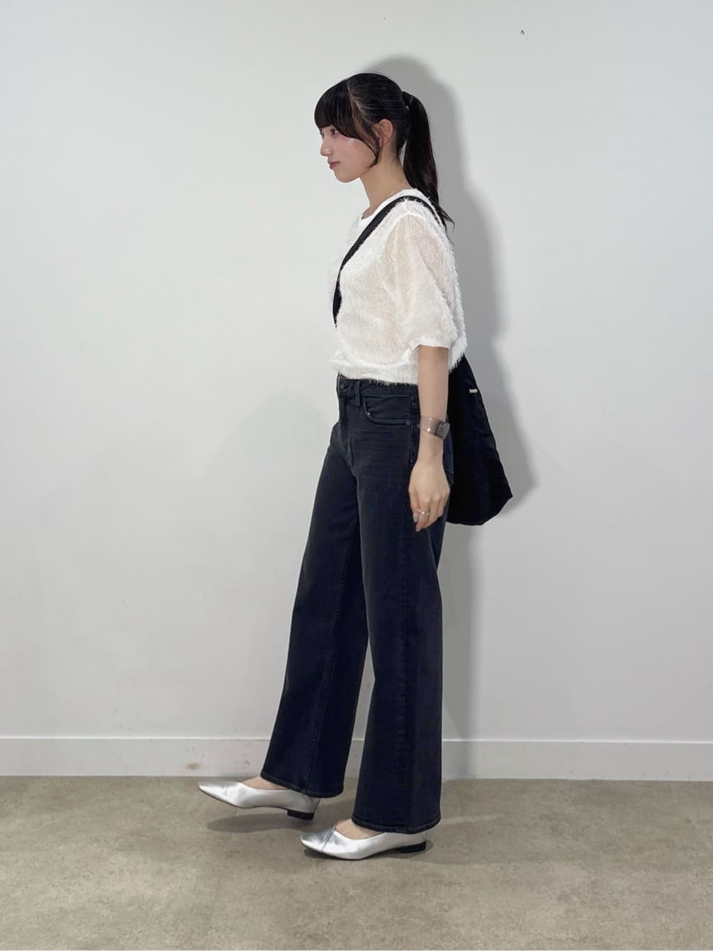 ibukiさんの「INDIVI｜ヘアリージャカードトップス」を使ったコーディネート