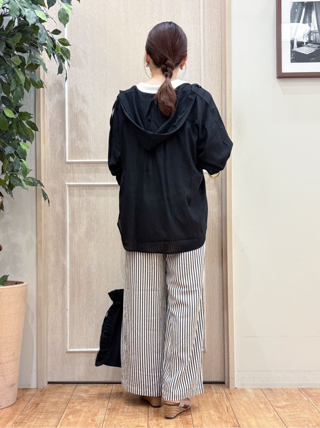 なみさんの「SHOO･LA･RUE｜【PEANUTS】ひんやりTシャツ」を使ったコーディネート