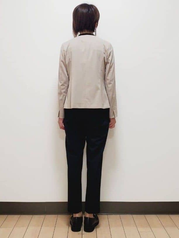 yuuさんの「Reflect｜【洗える／セットアップ可】ノーカラージャケット」を使ったコーディネート