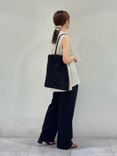 kyokaさんの「UNTITLED｜【接触冷感/吸水速乾】フレアバックシャンブラウス」を使ったコーディネート