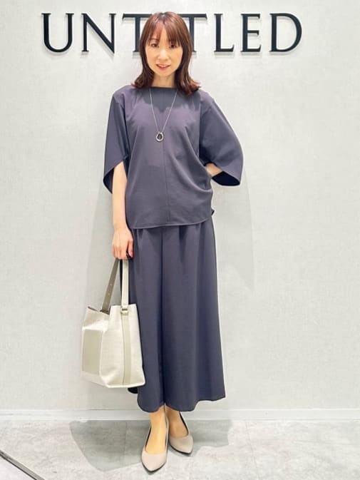 Miwaさんの「UNTITLED｜◆【接触冷感/UV機能/遮熱】ジャージカーディガン」を使ったコーディネート