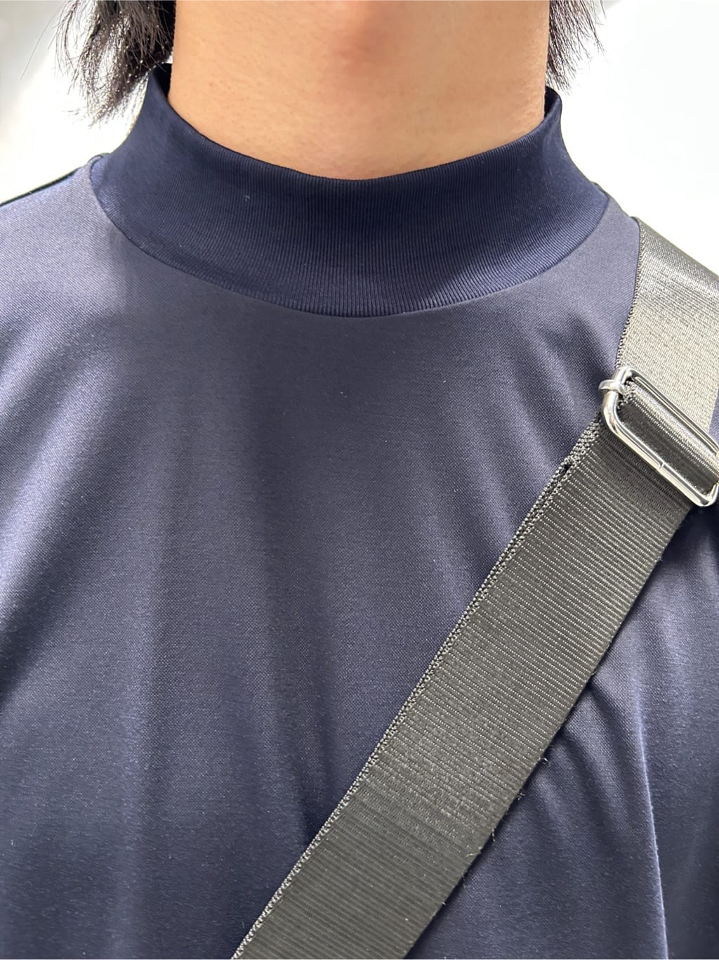 ruiさんの「TAKEO KIKUCHI｜【COOL CITY WEAR】モックネック プルオーバー /接触冷感」を使ったコーディネート