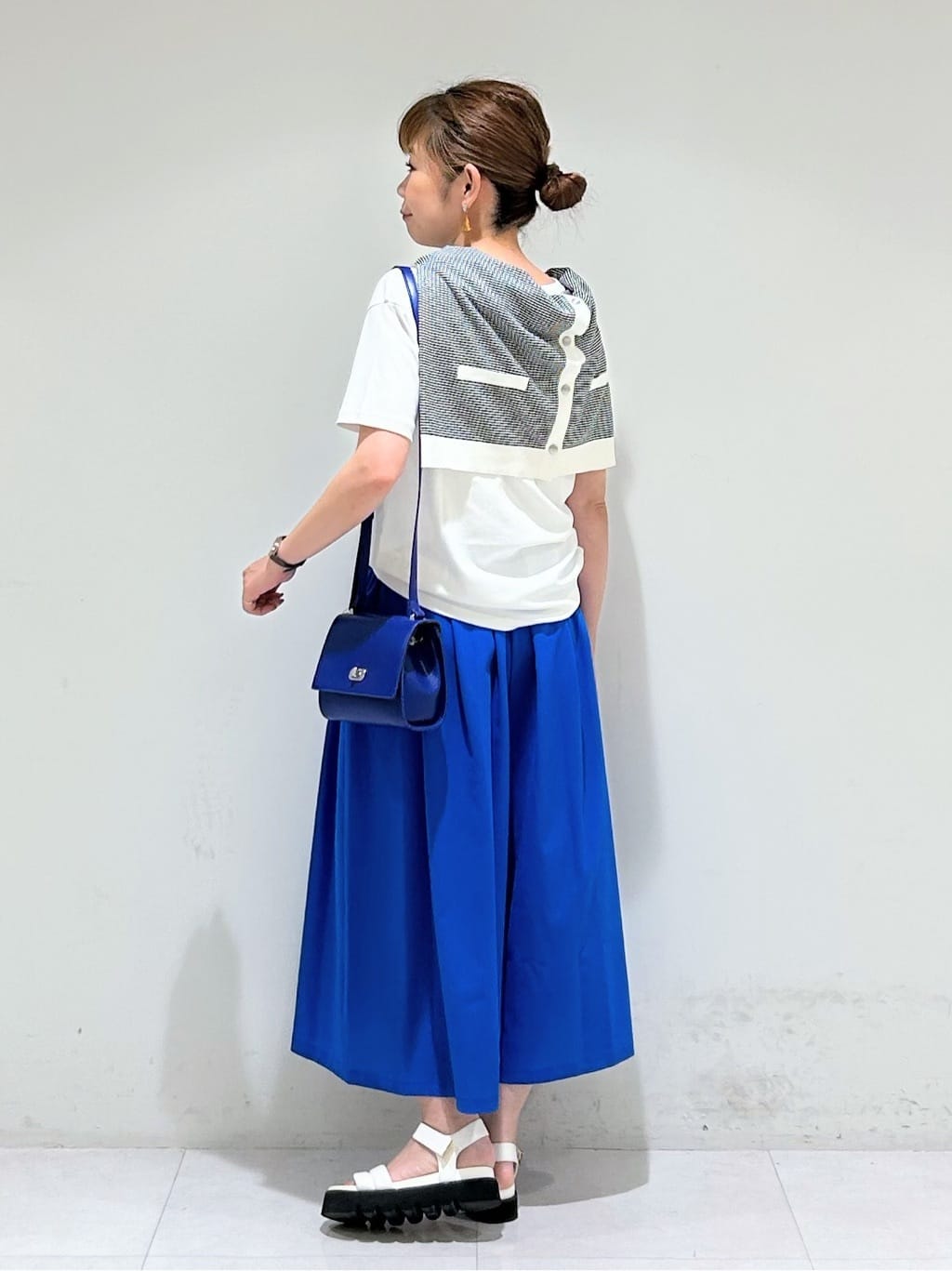 tsuyuさんの「INDIVI｜【軽く羽織れる/洗える】ジャケット風カーディガン」を使ったコーディネート