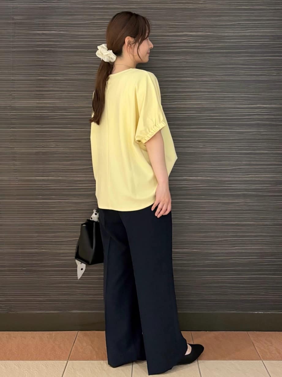 かなさんの「OPAQUE.CLIP｜【抗菌防臭加工】ニットフラットパンプス」を使ったコーディネート