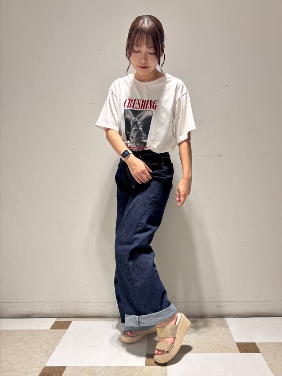 せらら⭐️さんの「ESPERANZA｜ラメラインウェッジミュール」を使ったコーディネート