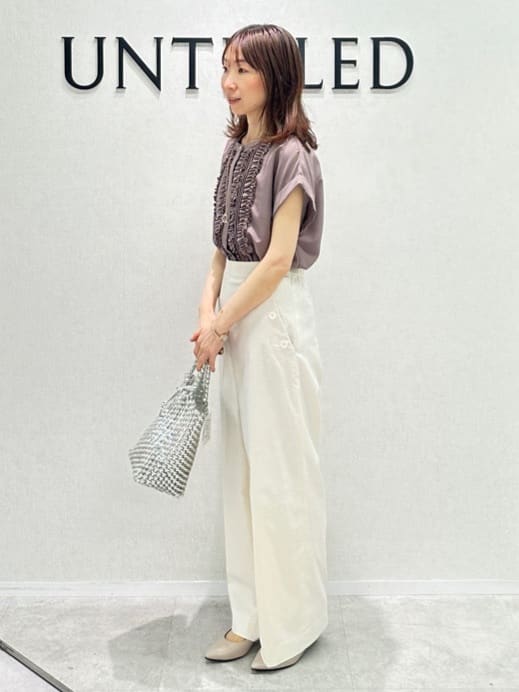 Miwaさんの「UNTITLED｜◆【接触冷感/UV機能/遮熱】ジャージカーディガン」を使ったコーディネート