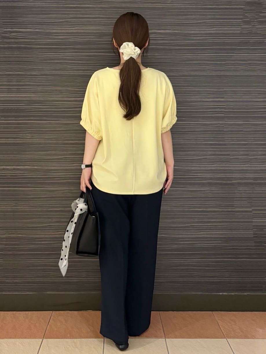かなさんの「OPAQUE.CLIP｜【抗菌防臭加工】ニットフラットパンプス」を使ったコーディネート
