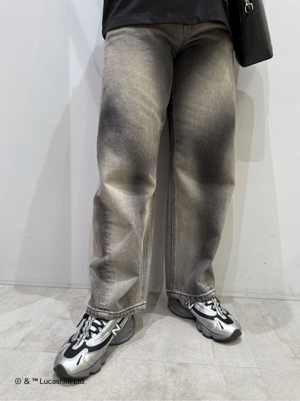 ユウナさんの「TAKEO KIKUCHI｜バレルシルエットパンツ（デニム＆カラーパンツ）」を使ったコーディネート