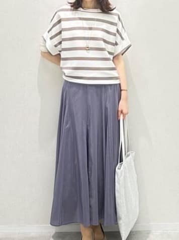 Miwaさんの「UNTITLED｜ライトダブルリングネックレス」を使ったコーディネート