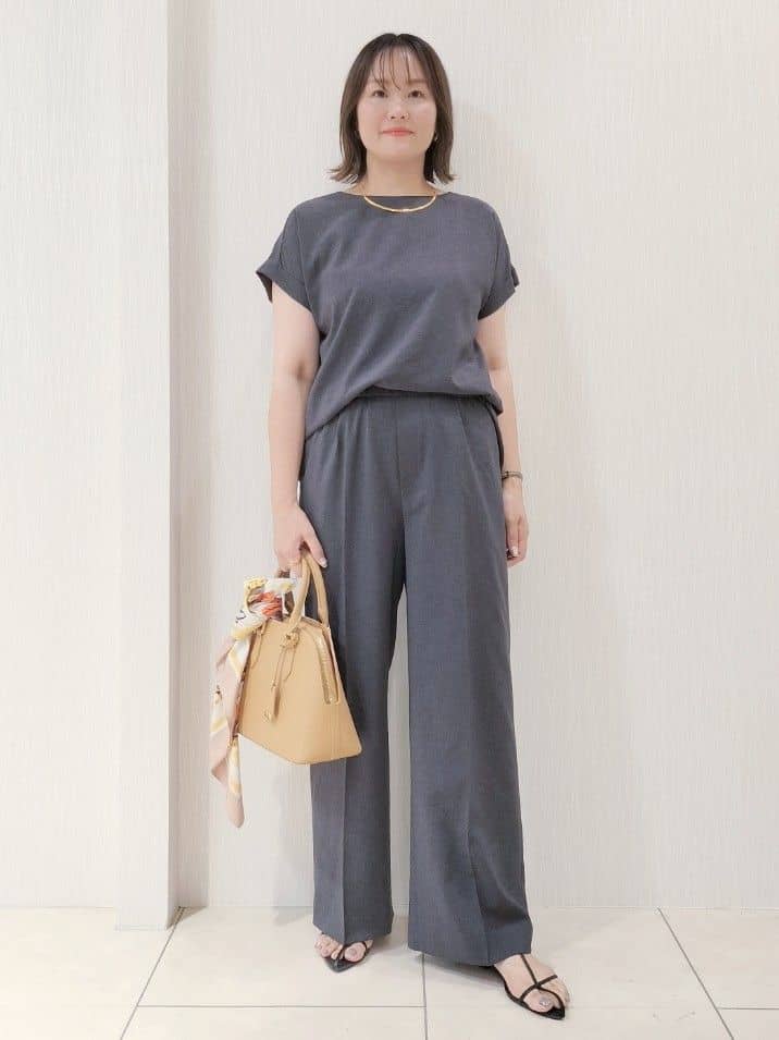 naokoさんの「UNTITLED｜【吸水速乾/洗える】ハーフスリーブジャケット」を使ったコーディネート