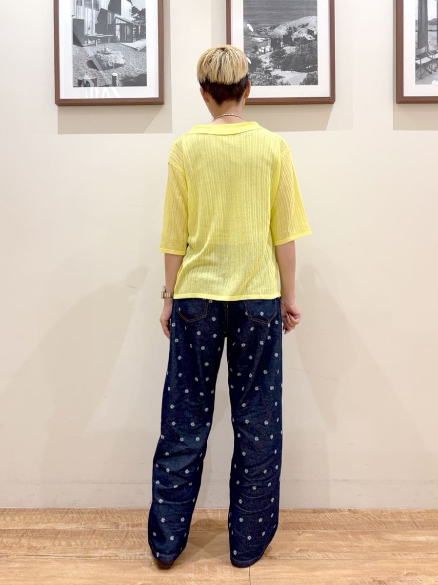 Ayumiさんの「SHOO･LA･RUE｜【洗える/S-LL】大人のシアー感 キラキラ リブニット」を使ったコーディネート