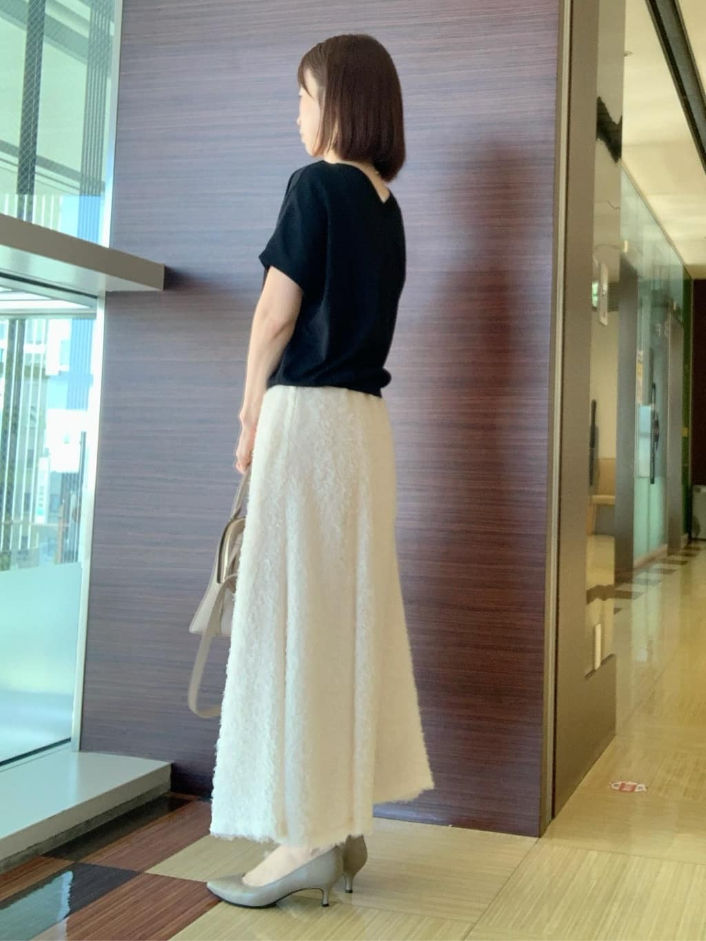 anaさんの「UNTITLED｜【洗える/前後2WAY】ネックプルオーバーニット」を使ったコーディネート