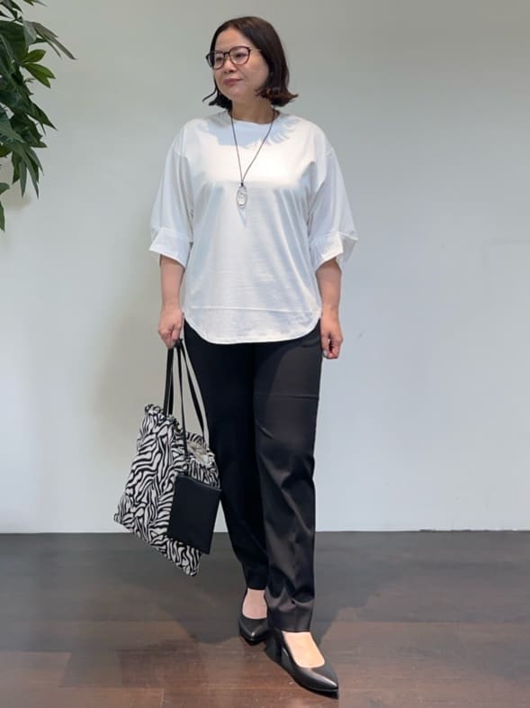 Asamiさんの「UNTITLED｜【Munich】タックスリーブTシャツ」を使ったコーディネート