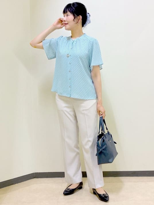  beni_gingerさんの「Reflect｜【マシンウォッシュ可】リネンライクフレアパンツ」を使ったコーディネート