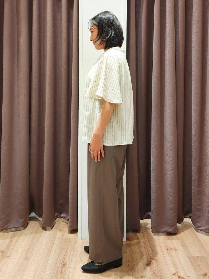 さくさんの「grove｜メリージェーンリボンパンプス」を使ったコーディネート