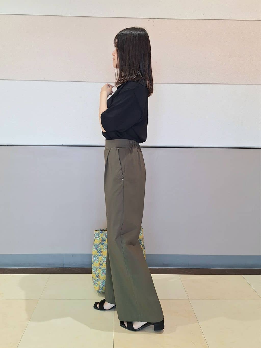 Sachaさんの「SHOO･LA･RUE｜【S-LL/洗える】大人の抜け感 スキッパーニット」を使ったコーディネート