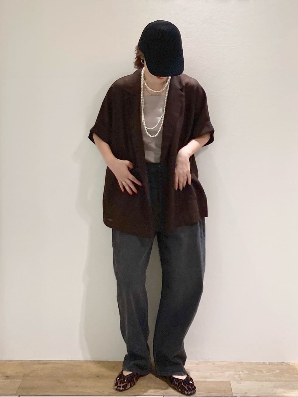 たけねぇさんの「OPAQUE.CLIP｜メッシュテーラードジャケット【洗濯機洗い可】」を使ったコーディネート