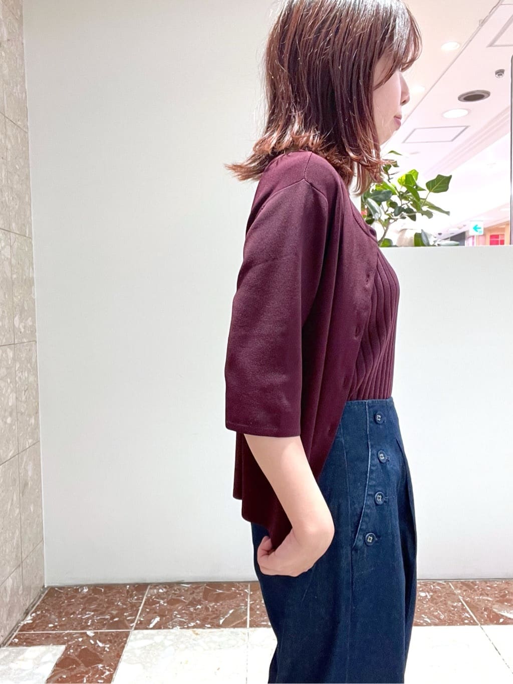 Makinoさんの「Dessin｜【UVカット/洗える】2WAY五分袖カーディガン」を使ったコーディネート