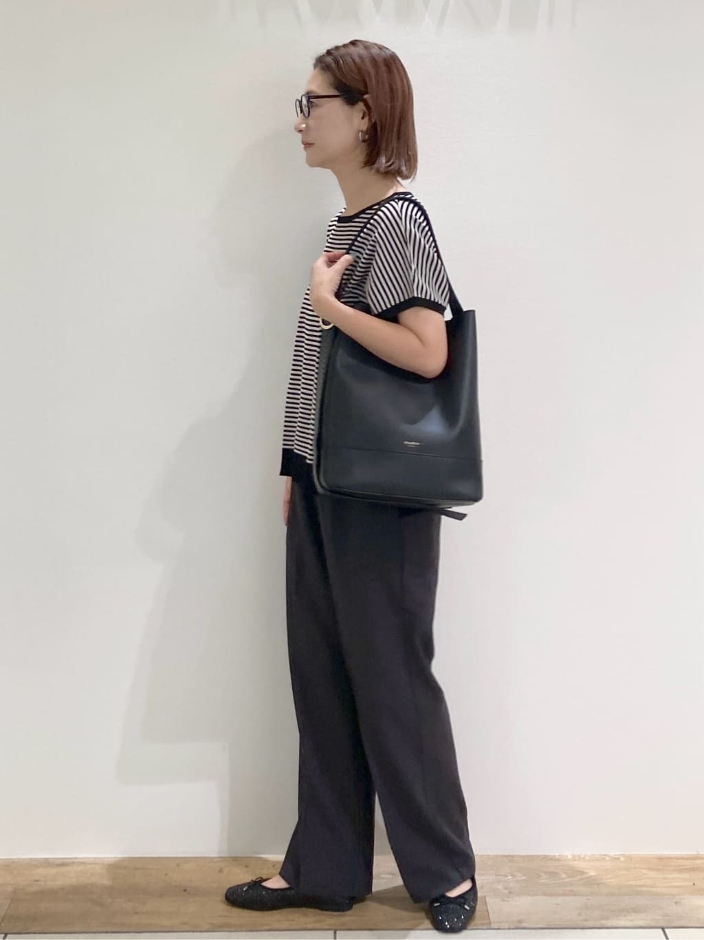 たけねぇさんの「OPAQUE.CLIP｜《6色展開／S-LLサイズ》ドルマンスリーブニット【UV／接触冷感／洗濯機洗い可／抗ピル】」を使ったコーディネート