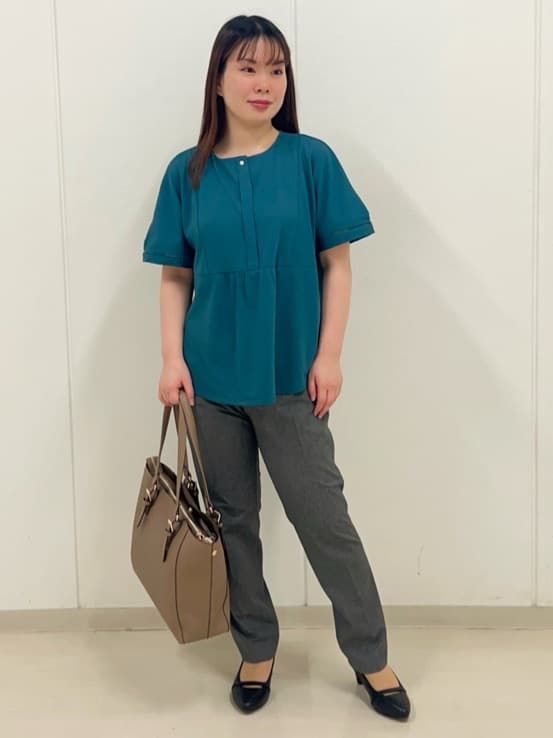 ゆうさんの「Reflect｜【私のパンツ／手洗い可】ベーシックテーパードパンツ」を使ったコーディネート