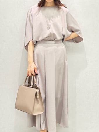 Miwaさんの「UNTITLED｜フープトップネックレス」を使ったコーディネート