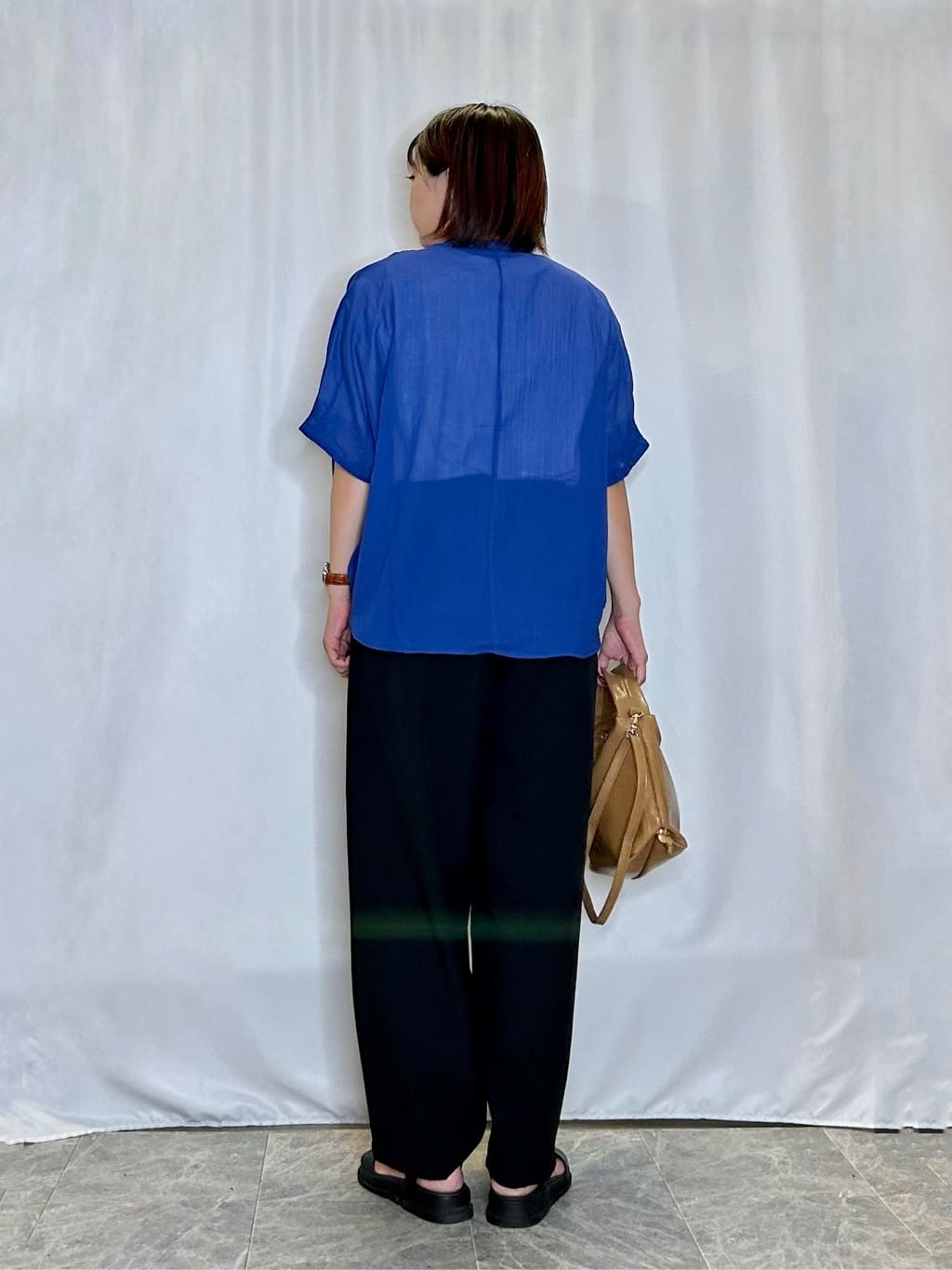 ネリさんの「SHOO･LA･RUE｜【S-LL/ひんやり/UV】選べる6柄でそれぞれ欲しくなる プリントTシャツ」を使ったコーディネート