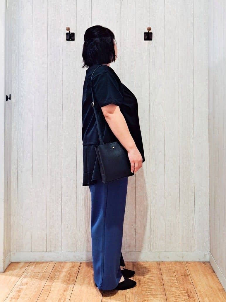 kotomiさんの「SHOO･LA･RUE｜【S-LL/UV/吸水速乾】きれいに体型カバー Aライン チュニックワンピース」を使ったコーディネート