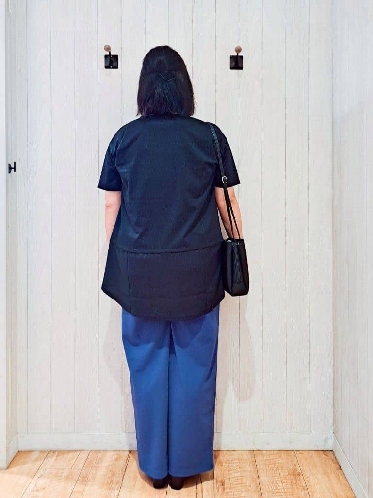 kotomiさんの「SHOO･LA･RUE｜【S-LL/UV/吸水速乾】きれいに体型カバー Aライン チュニックワンピース」を使ったコーディネート