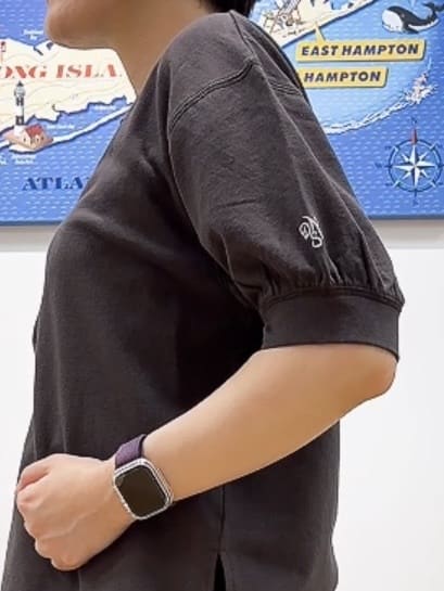 Hamaさんの「Dessin｜【360度可愛い/前後2WAY/洗える】ライトコットンヘンリーカットソー」を使ったコーディネート