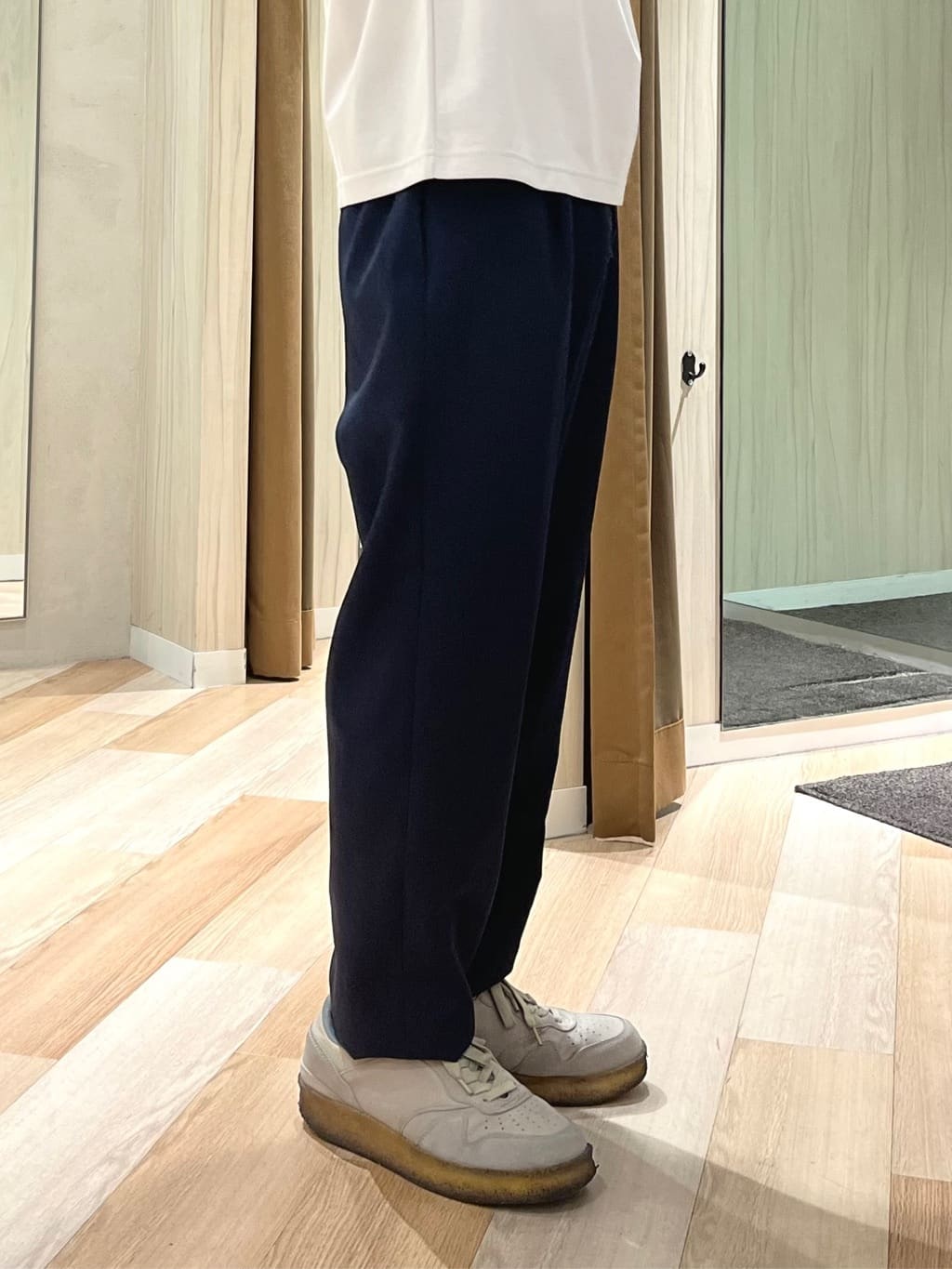 URAさんの「TAKEO KIKUCHI｜【COOL CITY WEAR】エアートール オープンカラーシャツ /接触冷感・通気性」を使ったコーディネート