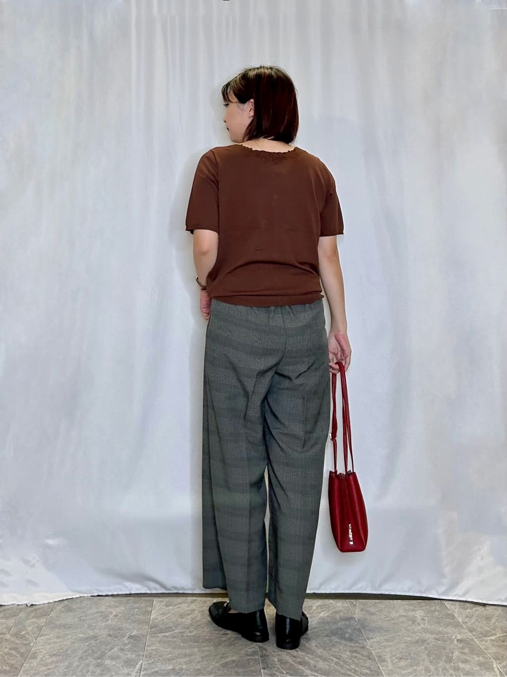 ネリさんの「SHOO･LA･RUE｜【洗える/S-LL/前後2WAY】きれい見え 刺繍ニットカーディガン」を使ったコーディネート