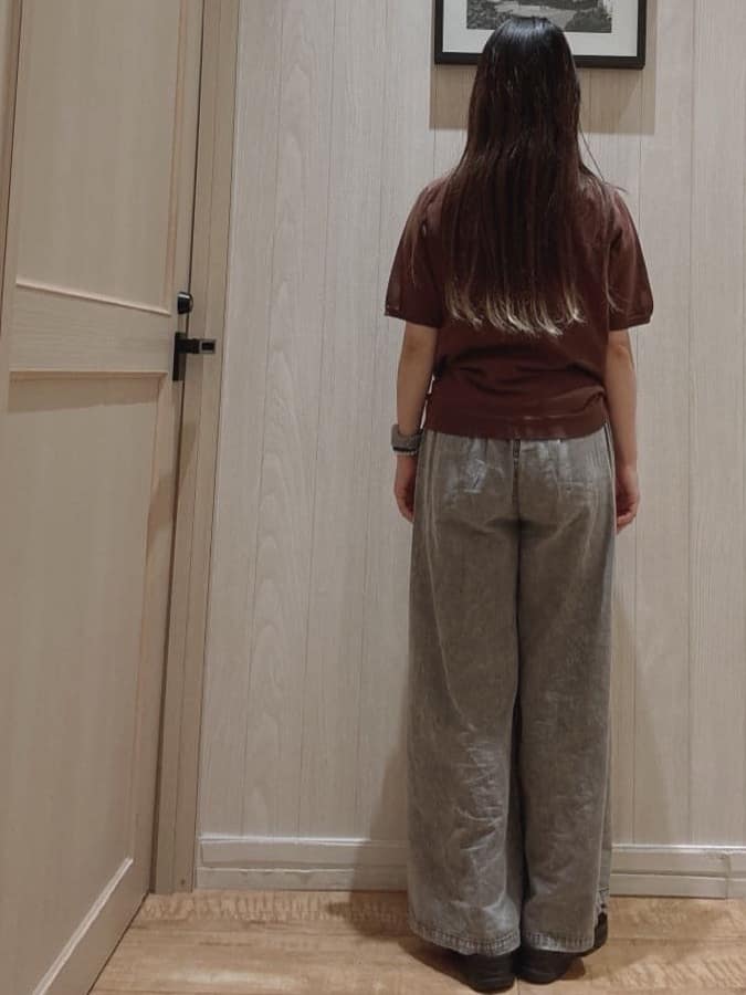 COSさんの「SHOO･LA･RUE｜【洗える/S-LL/前後2WAY】きれい見え 刺繍ニットカーディガン」を使ったコーディネート