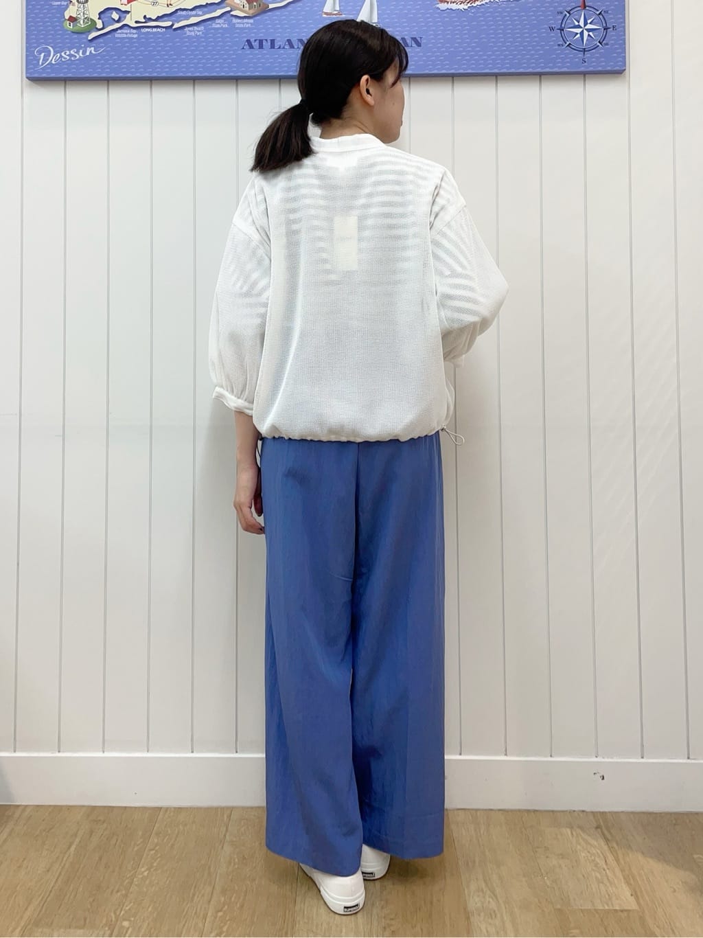 Mayaさんの「Dessin｜【洗える】メッシュシアージャケット」を使ったコーディネート